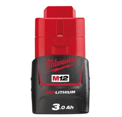 Batterie M12™ 3.0 Ah Milwaukee Red Lithium-ION 4932451388