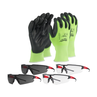 PACK COMBO EPI LUNETTES + GANTS T10 MILWAUKEE