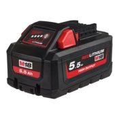 Pack de batteries et chargeur Milwaukee M18 HNRG-552 18V 5,5Ah High Output avec chargeur rapide M12-18FC - 4933464713