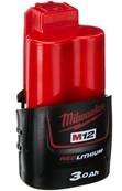 Batterie M12™ 3.0 Ah Milwaukee Red Lithium-ION 4932451388