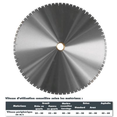 DISQUE DIAMANT 650X60 GRANIT GRGM GAMME EXCELLENCE GOLZ