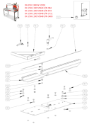 Rubi 54485 - Écrou carré M6 12,5x17x5 mm - Pièce détachée pour scies DX-350 et DC-250