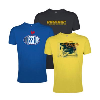 Lot de 3 tee-shirts BOSSEUR Edition Limitée 2023 M