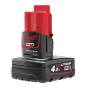 Pack de batteries et chargeur Milwaukee M12™ NRG-402 - 2 batteries 12V 4,0 Ah + chargeur C12C - 4933459211