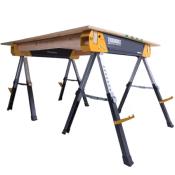 PACK DE 2 TRÉTEAUX-TABLE DE CHANTIER H60 TOUGHBUILT - TB-SH60-2