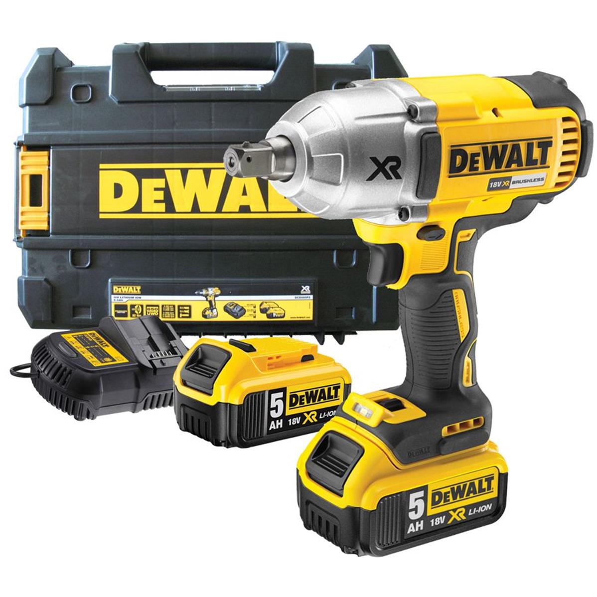 Dewalt Boulonneuse Chocs V Xr Li Ion Ah Dcf P Outil Maxi Pro