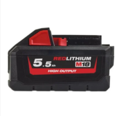 Pack de batteries et chargeur Milwaukee M18 HNRG-552 18V 5,5Ah High Output avec chargeur rapide M12-18FC - 4933464713