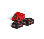 Pack de batteries et chargeur Milwaukee M18 HNRG-552 18V 5,5Ah High Output avec chargeur rapide M12-18FC - 4933464713