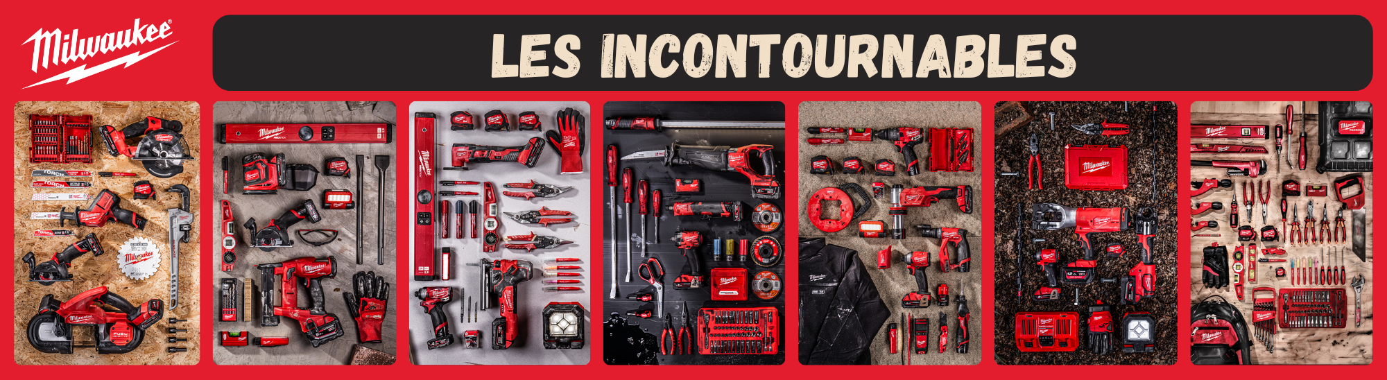 Les incontournables Milwaukee - Produits phares